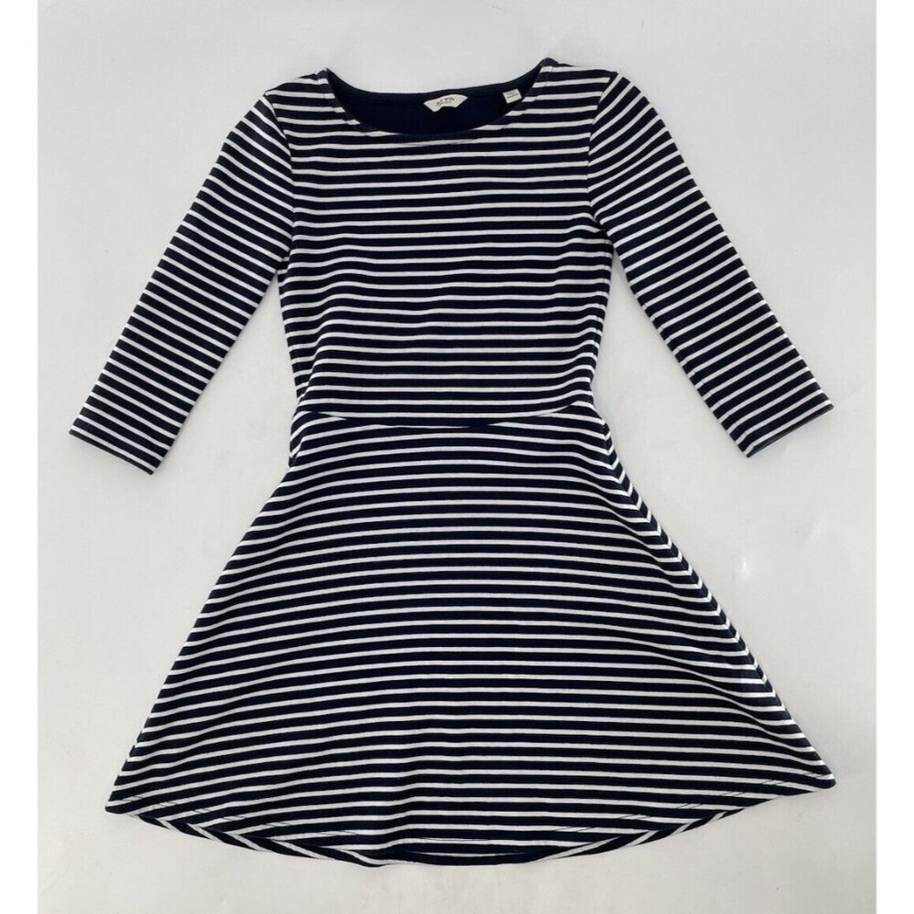 Jack‎ Willis Women’s Fit & Flare Navy Blue/Striped Dress Size 2 Runs Small